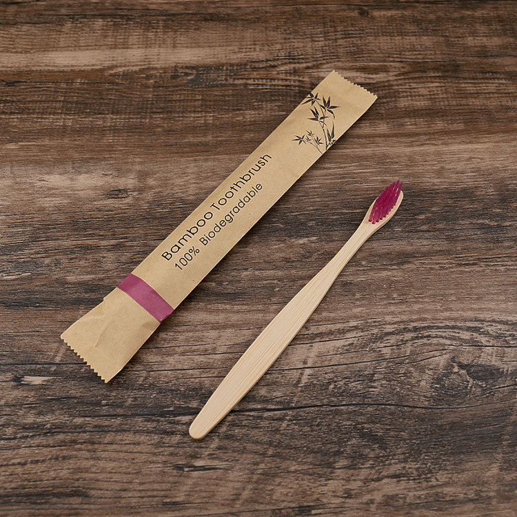 Colorful Natural Bamboo Toothbrush